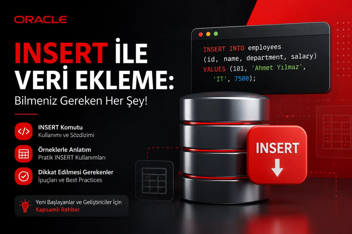 Oracle INSERT İle Veri Ekleme: Bilmeniz Gereken Her Şey!